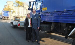 Gabriele Katzmarek und THW Ortsbeauftragter für Baden-Baden Jürgen Heid